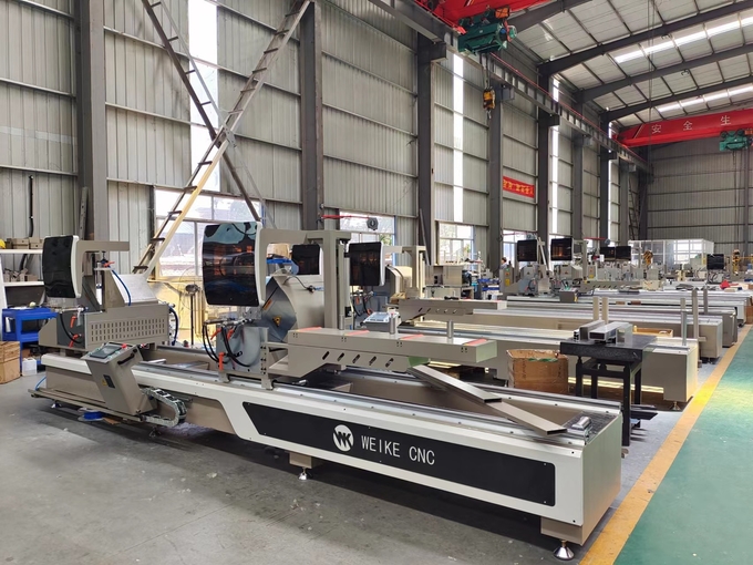 CNC Intelligent workstation Cutting And Milling Center for Aluminum Profiles Door and Window Making Machine