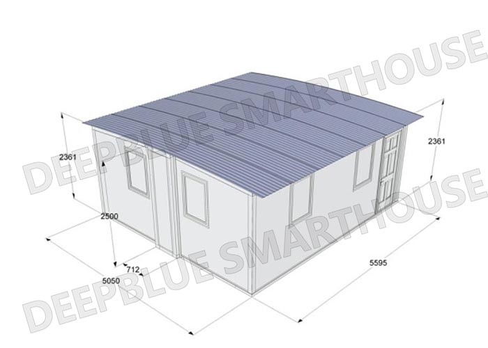 Deepblue Foldable Modular System Rapid Development Hospital Emergency Housing Shelter Isolation Lotus House
