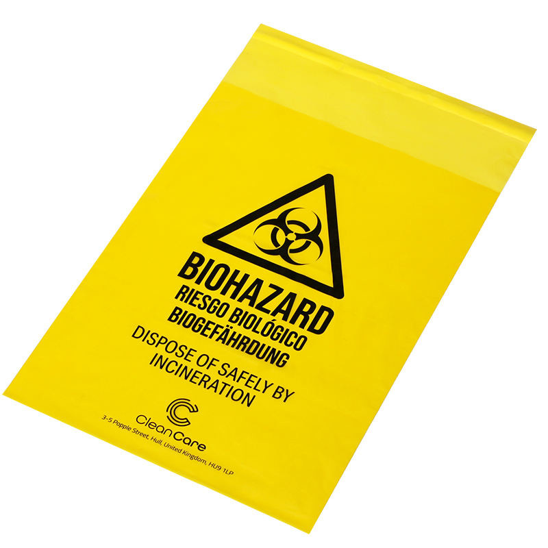 Biodegradable Plastic Hospital Biohazard Waste Bags Biohazard Bags Price Autoclavable Temperature Indicator Patch