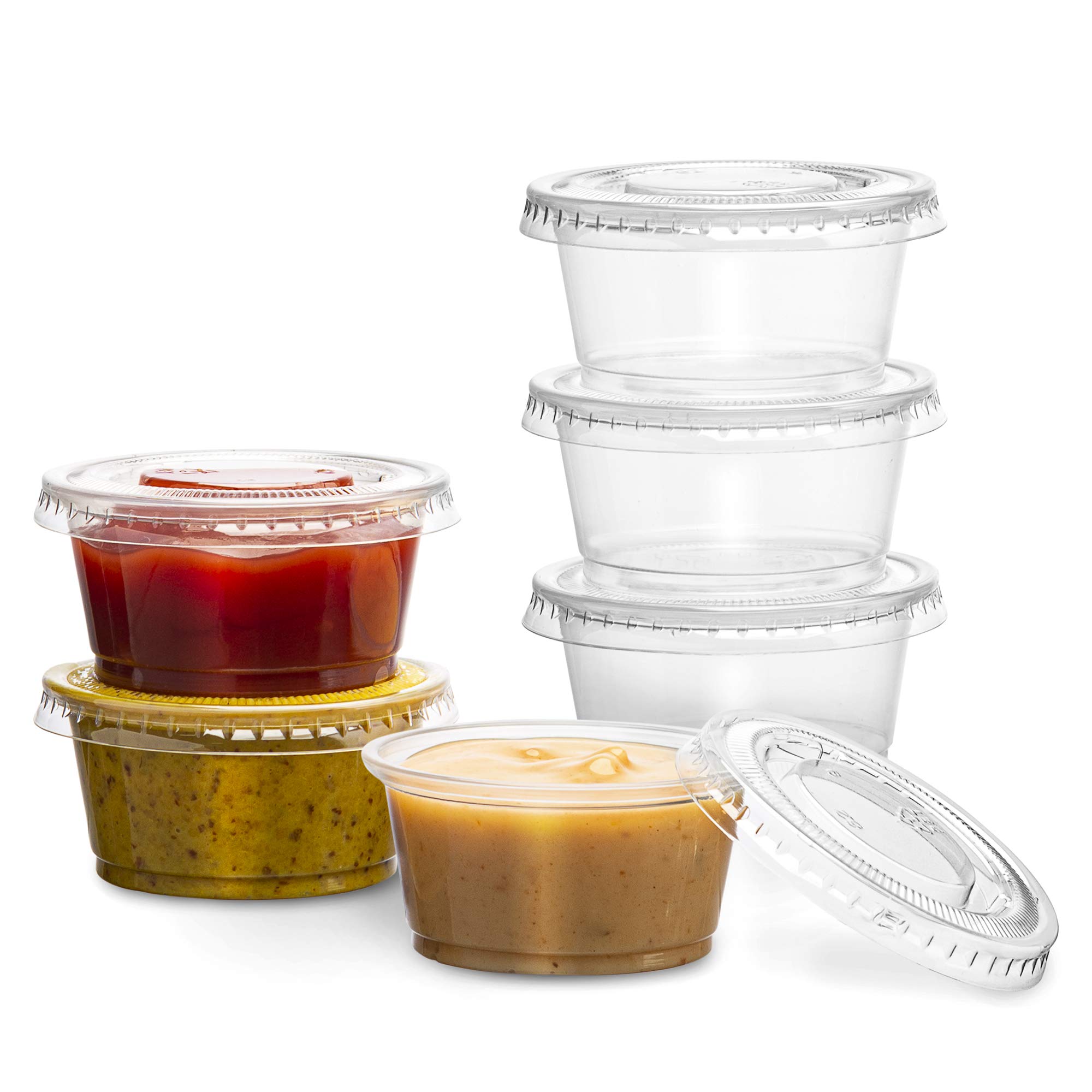 Food Packaging Round Box Foam Custom Disposable Cups with Injection Molding Lids