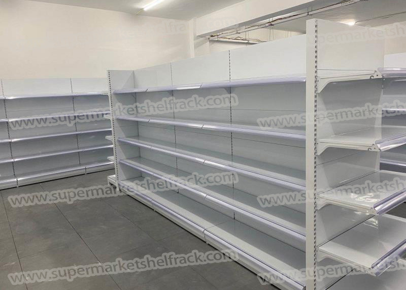 100KG Heavy Duty Steel Supermarket Shelf Rack Shelving Q235 Steel 1200MM