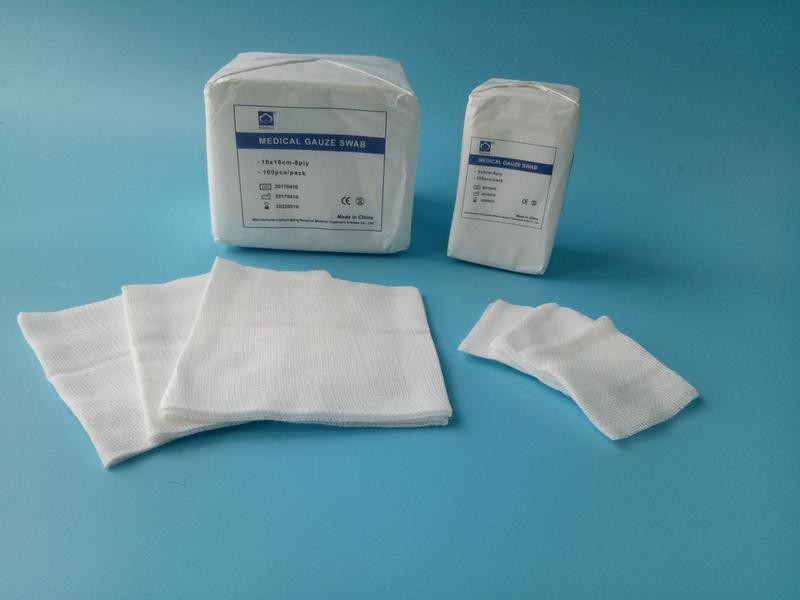Absorbent Gauze Swabs Sterile Gauze Swabs 2*2 3*3 4*4 Etc