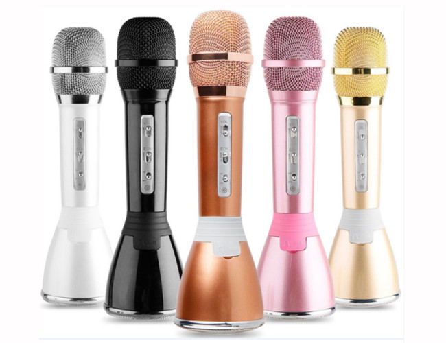 Professional Bluetooth KTV Microphone Wireless Speaker Handheld Music Player Singing Recorder