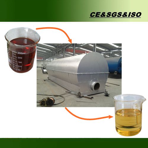 Energy Mining Oil Purifier Newly Produced Waste Plastic Tire to Diesel Refinery Plant
