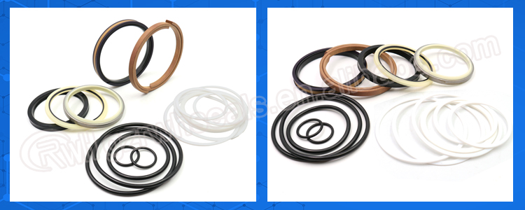 PU Rubber Komatsu Seal Kit Hyd Cylinder Seal Kit Resin Iron Material