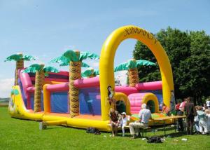 Buy cheap Commercial Grade Inflatable Obstacle Race Course Bounce House With Repair Kit product