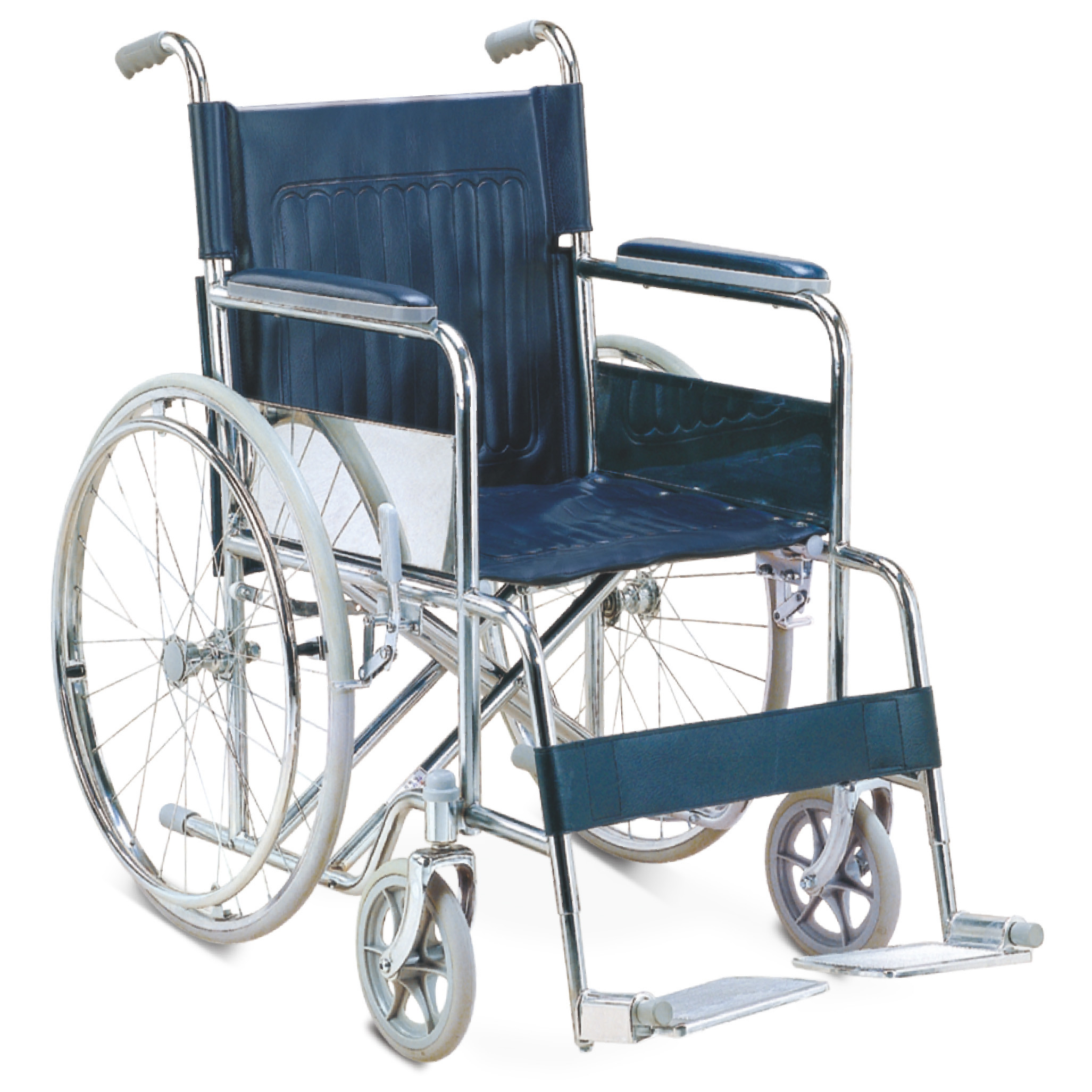 Armrest Manual Lightweight Standard Manual Wheelchairs Chromed