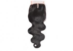 China Density 130% Hand Tied Virgin Hair Lace Closure Long Lasting With Proper Care on sale
