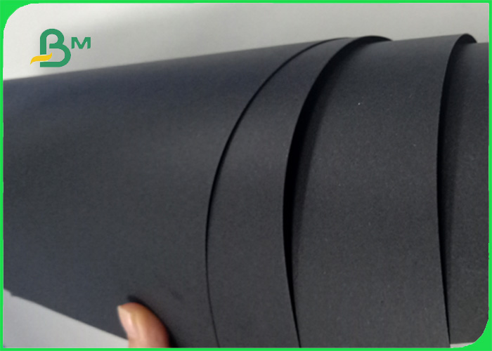 350gr 400gr wood / recycle pulp Stable no fading black cardboard for High-grade box