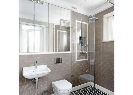 Professional Custom Bathroom Shower Glass Easy Cleaning For Hotel / Home