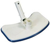 Plastic Cleaning Pool Vacuum Brush Head Retagular Shape With Bumper Side Brush