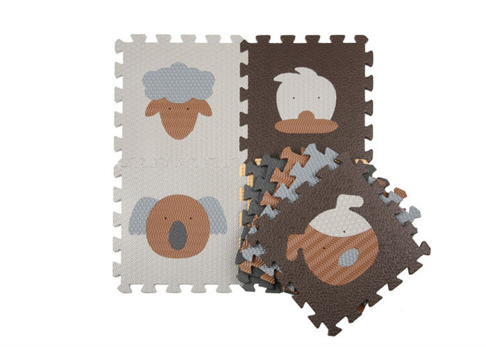 Eco Friendly Tatami Puzzle Mats , Colorful Eva Foam Play Mat Easy To Clean