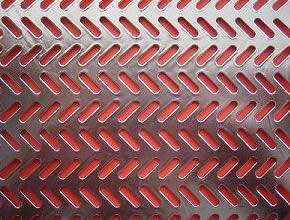 Galvanized Steel Slotted Hole Perforated Metal Cladding Panels Corrosion Resistant