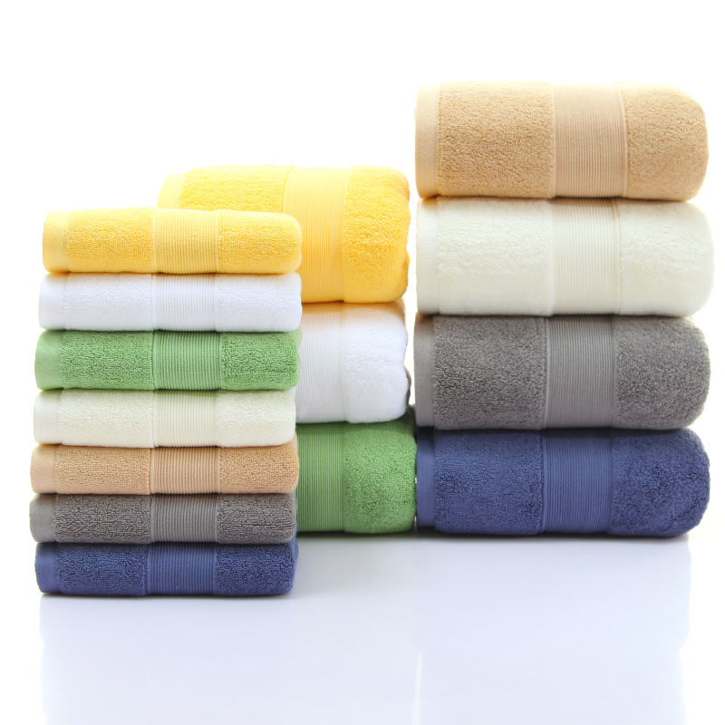 ALL Age Group 100% Cotton Customized Facial Cleansing Towel Set 35*35/35*75/70*140cm