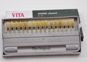 China 16colors Classica Dental Original Teeth Whitening Vita 3D Master Linear Shade Guide on sale