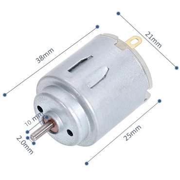 Round Electric Motor RE-140 Dimension
