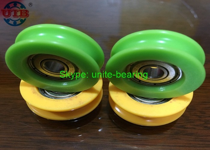 High Carbon Steel Bearing Housing Types , 605 ZZ Plastic Wrapped Wheel Bearing