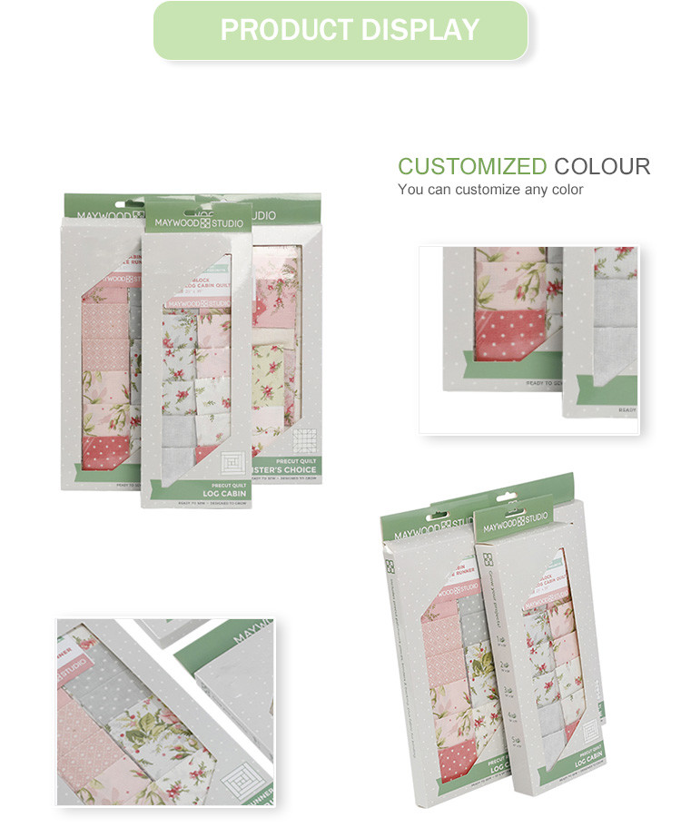 Custom Cardboard Window Packaging Boxes For Scarf Cloth