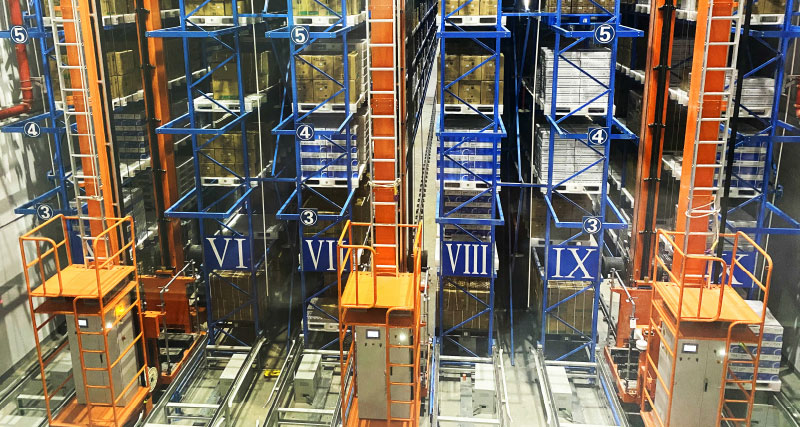 Single Deep Pallet Stacker ASRS