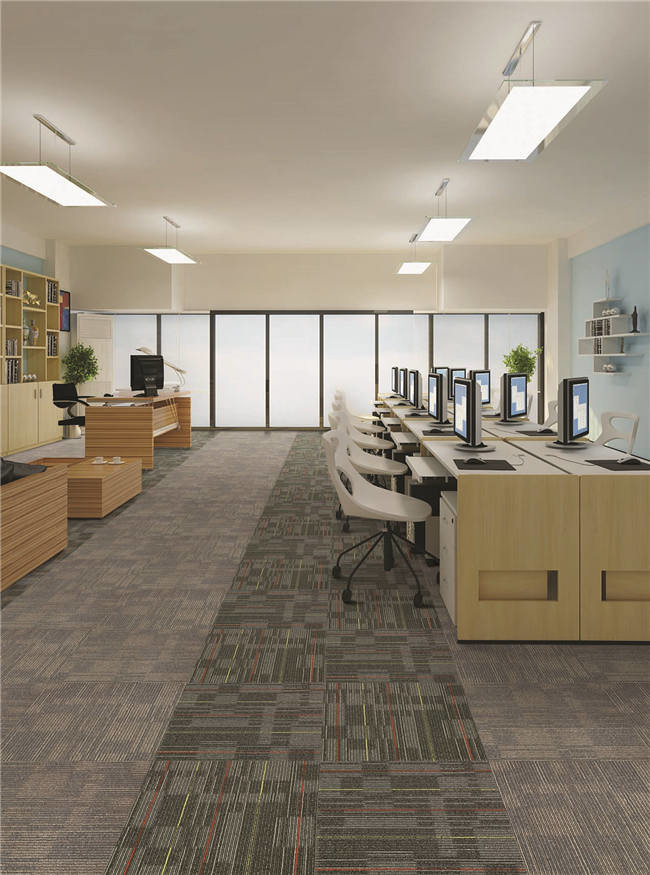 CE Certified Individual Colorful Carpet Tiles For Meeting Conference Room