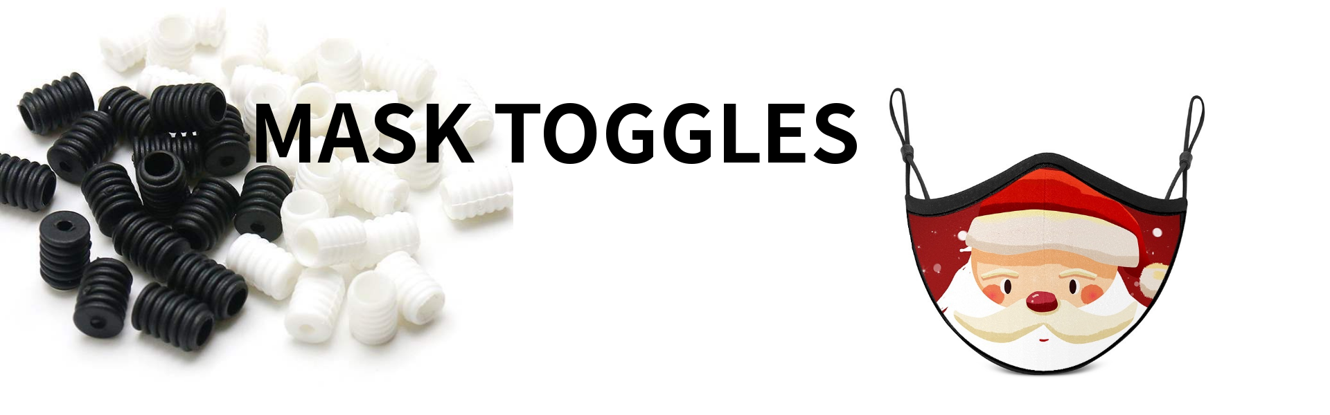 Blue Color Toggle Cord Locks For Production Face Masks