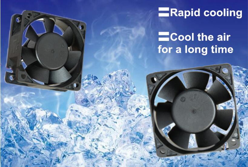 2Inch ball bearing 12V dc fan motor 60x60x25mm axial fans for computer