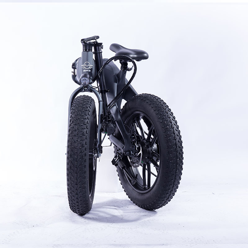 High Speed 20 Inch Electric Bicycle , 350W 500W Folding Fat Tire Electric Bike