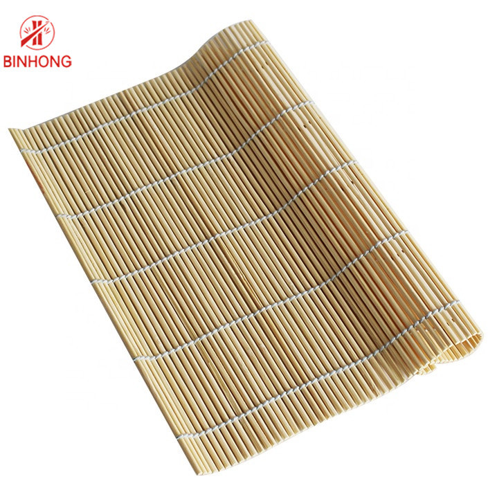 Easy Use Natural Bamboo 21cm*24cm Sushi Rolling Mat