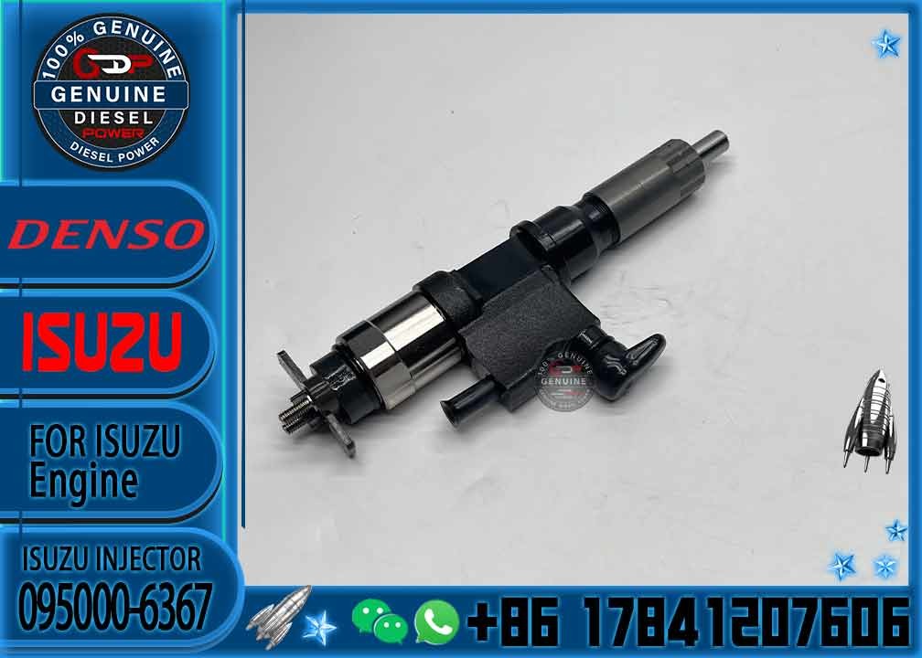 Diesel engine Common Rail Fuel Injector 095000-6366 095000-6367 for ISU-ZU 4HK1 6HK1 engine 8-97609788-6 8-97609788-7