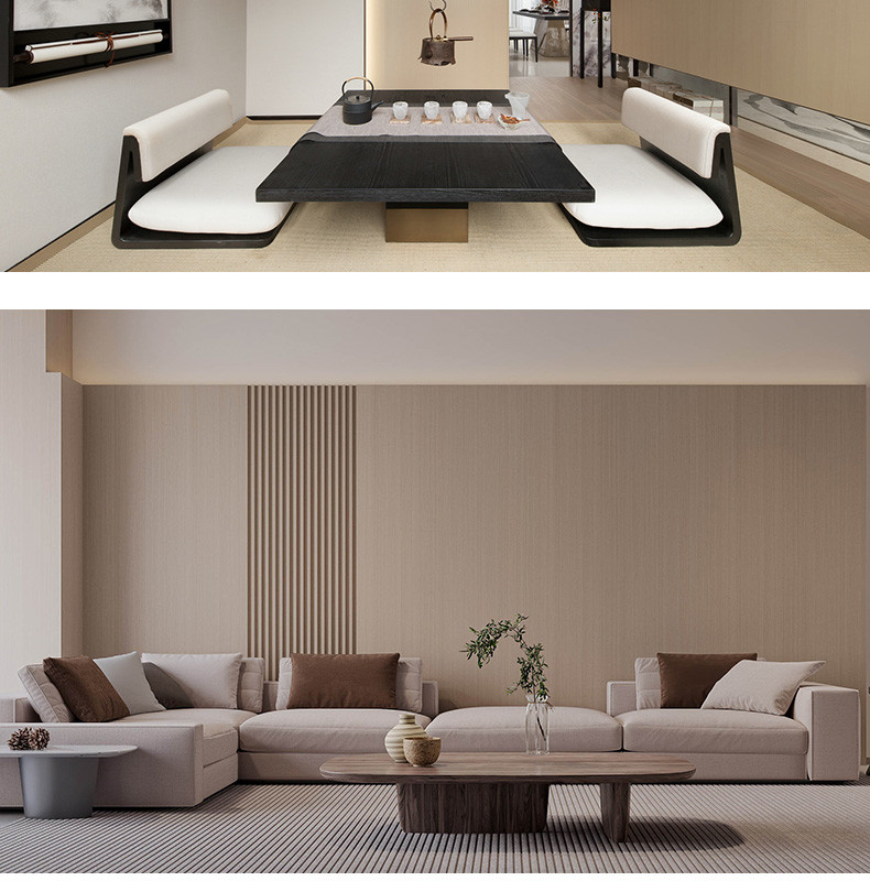 Economic Interior Decoration Wall Panel Bamboo Charcoal Wood Veneer Board OEM
