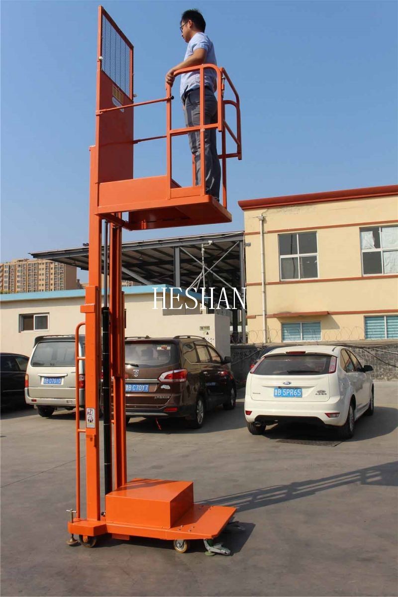 Low Level Aerial Order Picker Battery Powered 2.7m 3.3m 4.0m 4.5m Lifting Height