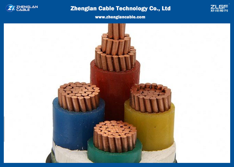 Unarmoured 0.6/1KV Four Cores Power Cable With PVC Insulated（CU/PVC/XLPE/LSZH）