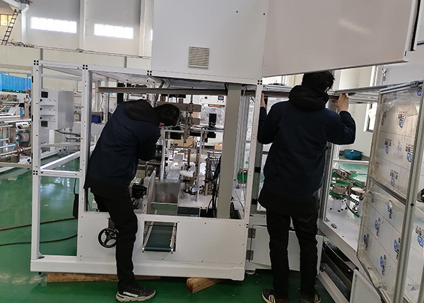 Diaper / Sanitary Napkin Counting Stacker 4-10pcs Counting Range Easy Operate