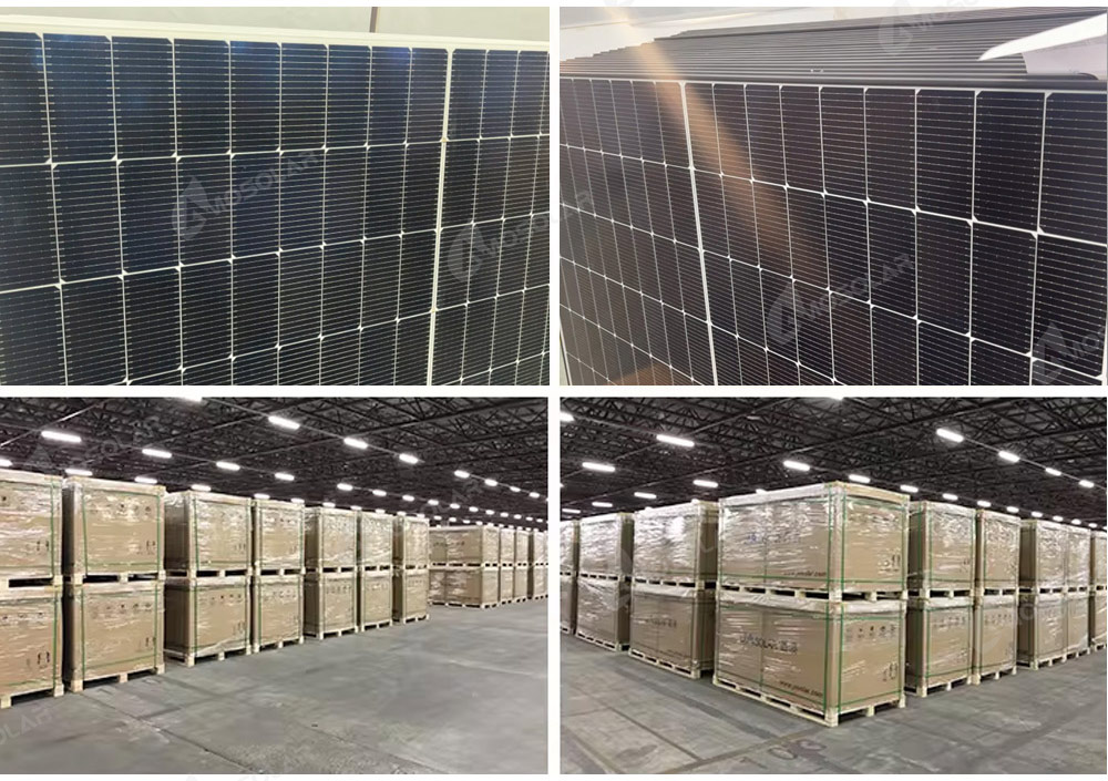 182mmx94mm Cell Size Bifacial JA Solar Panel 445w 450w 455w Long Life Solar PV Module