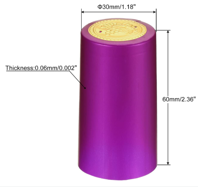 Glass Wine Bottle Set Top Cap Film Packaging Customized Bottle Color and Size Accepted