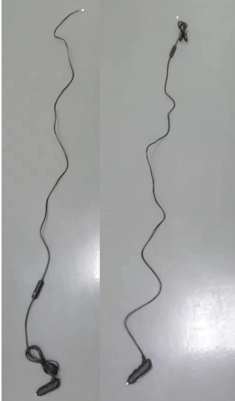 Custom Fan Switch Power Line Cable PE Jacket 1.2M JST 2Pin Bullet head