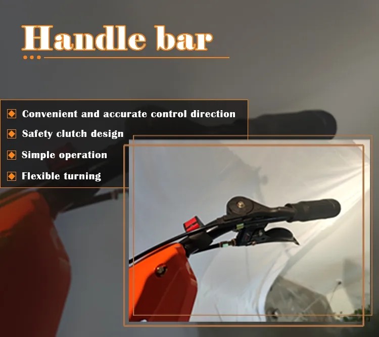 Simple Operation Mini Tractor Cultivator Solid Blade Rotary Cultivator Tractor