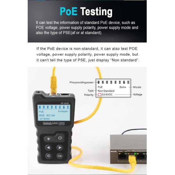 High Quality LCD Backlight Cable Continuity Tester Anti-interference Network Tools Multi Function Line Finder Digital Multimeter