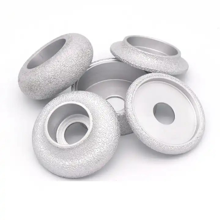 Small Electroplated Grinding Wheel Silver Electric Grinding Wheel 50mm