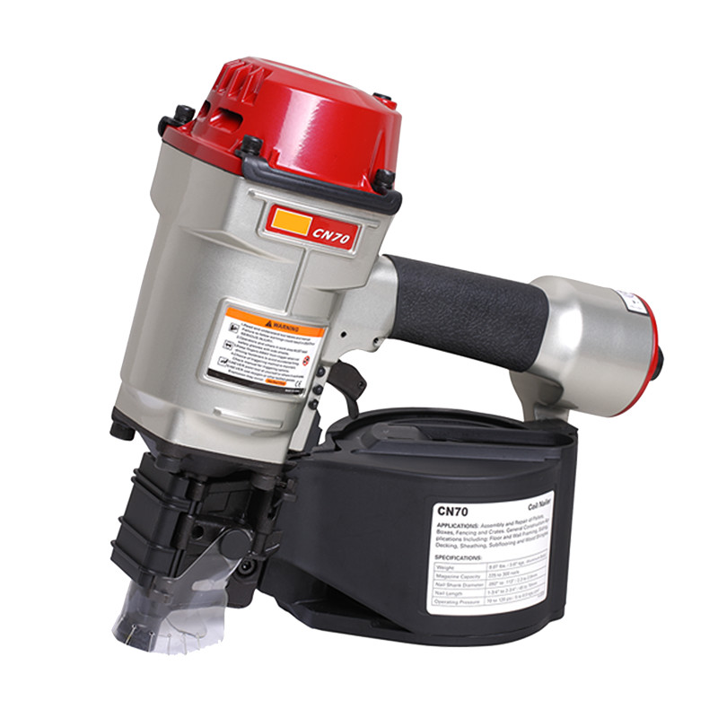 Powerful 3.68KG Pneumatic Nailer Gun CN70 2.9mm Diameter Nails For Fencing