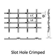 Rectangle/Slot Hole Crimped Wire Mesh/Screen for Facade, Vibering Screen
