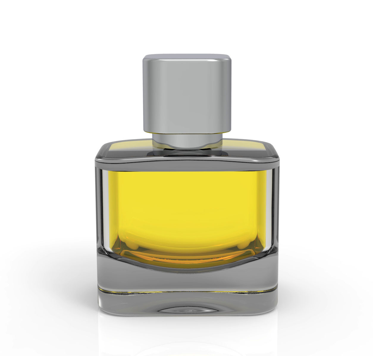 Luxury Glass Perfume Bottle Cover , Custom Zamac Perfume Cap