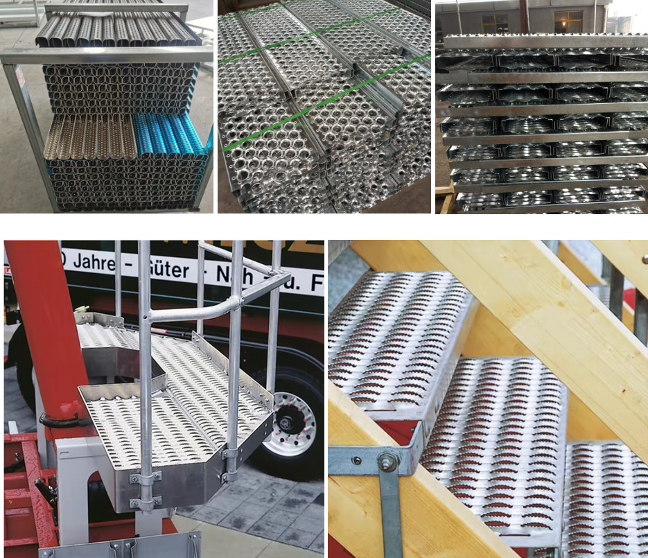 Custom Crocodile Mouth Anti Skid Metal Sheet Silver Channel 120mm-1000mm Various Lengths