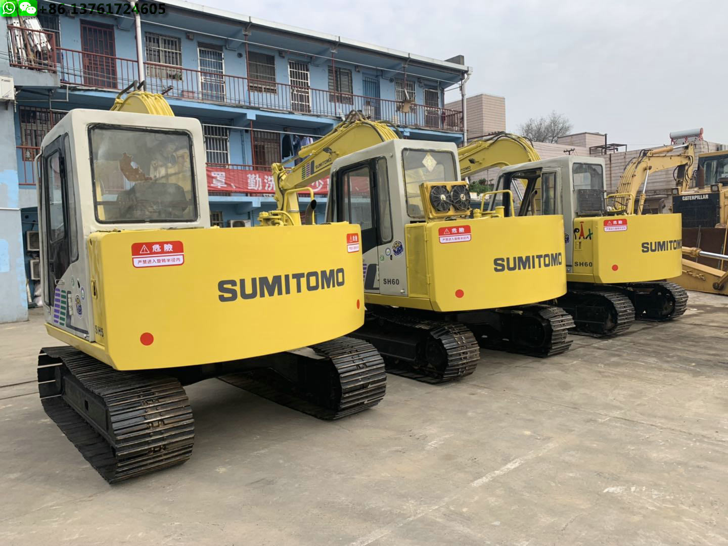 2003 Year Used Excavator Machine 4200h Hour 6t Mini Sumitomo Sh60 Excavator