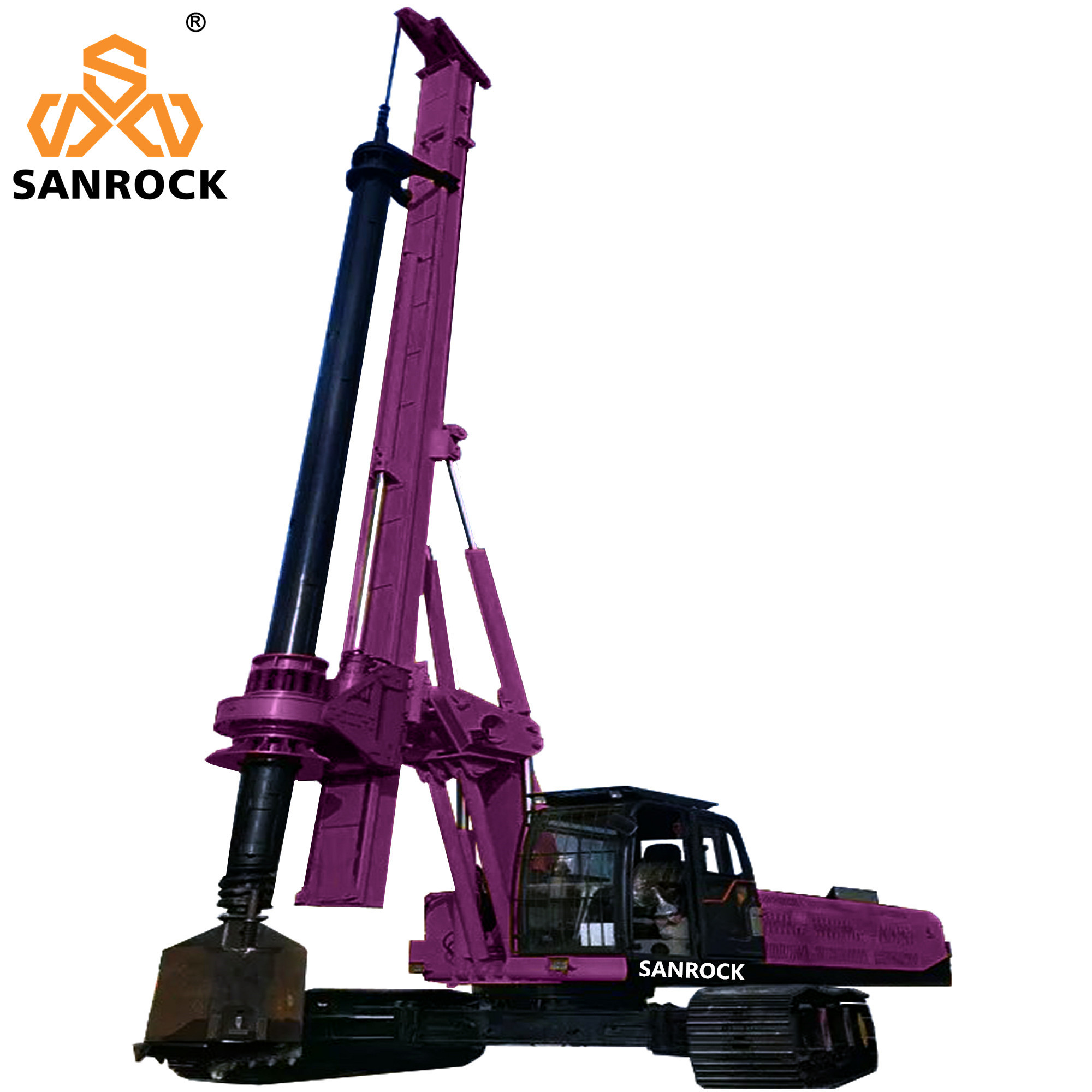 Hydraulic Rotary Drilling Rig Foundation Construction Machine Rotary Pile Drilling Rig