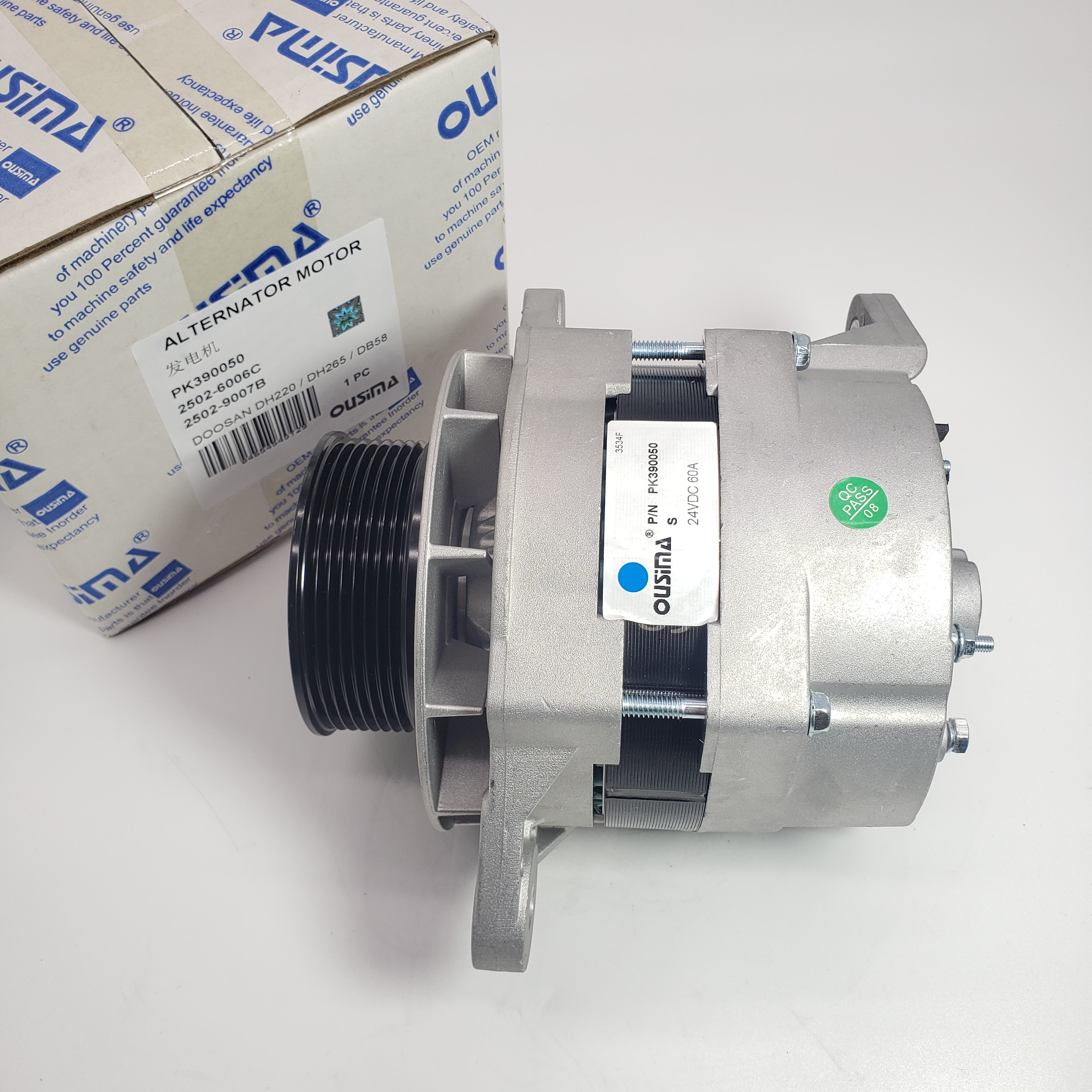 PK390050 2502-6006C 2502-9007B Assy Alternator For DOOSAN DH220 DH265 DB58