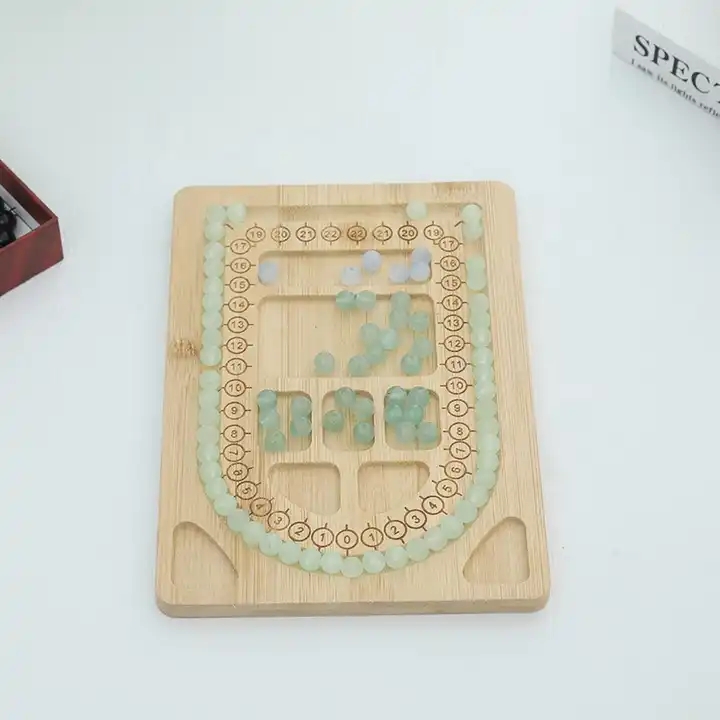 Bamboo Bead Design Board Tray Jewelry Making Bead Board Bracelet Making DIY Wooden Bespoke Logo