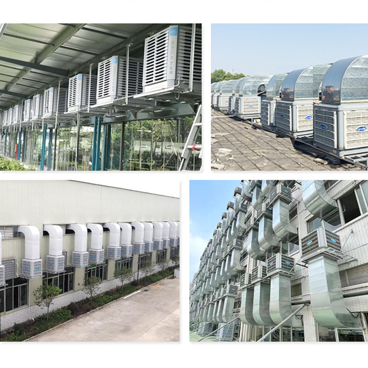 Solar Window Air Conditioners 6KW Air Cooler 25000m3/H OEM ODM