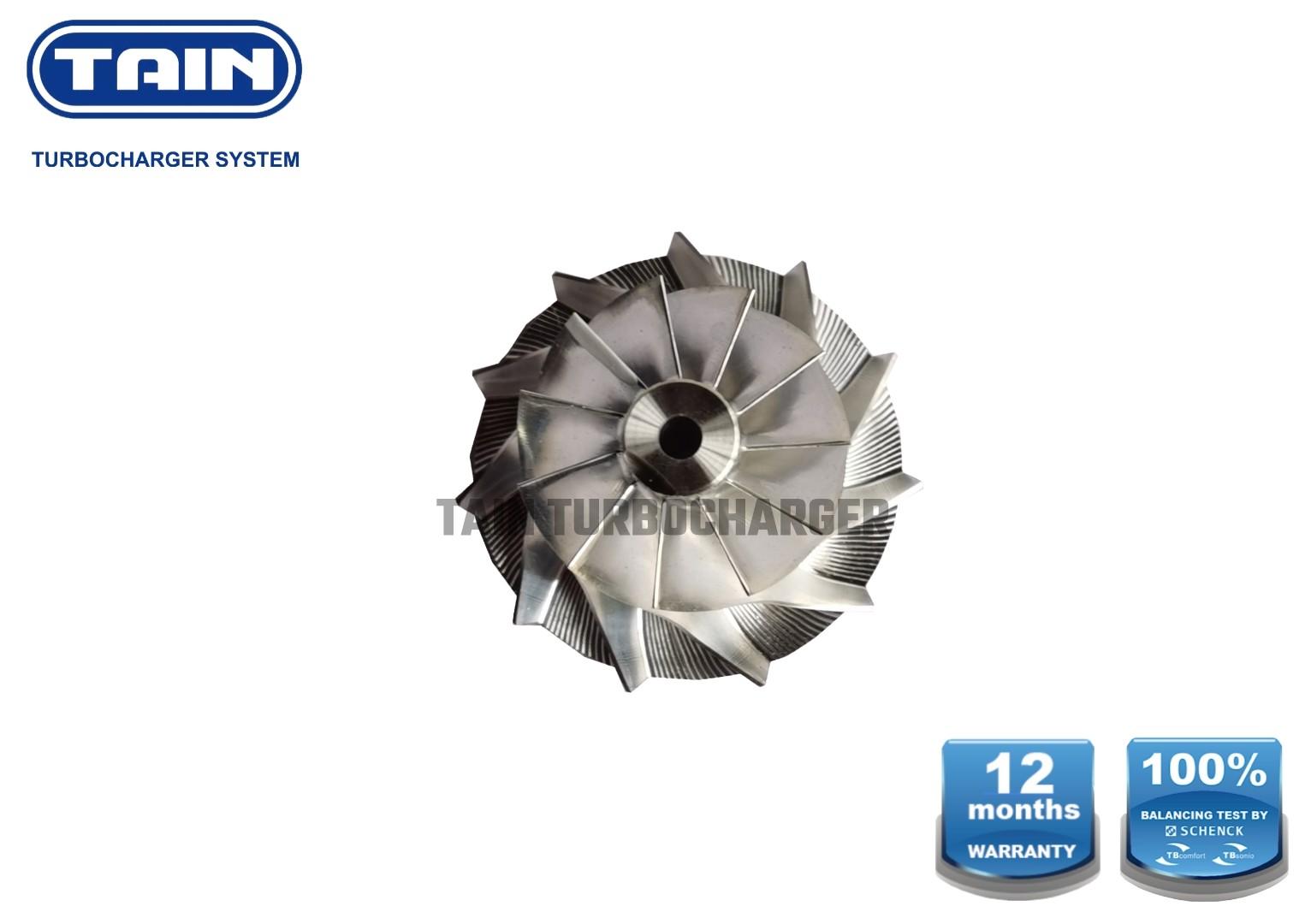 11blades Upgarde Billet Compressor Wheels TD025 44 / 48.2mm 31.95mm For Opel Corsa Astra1.7