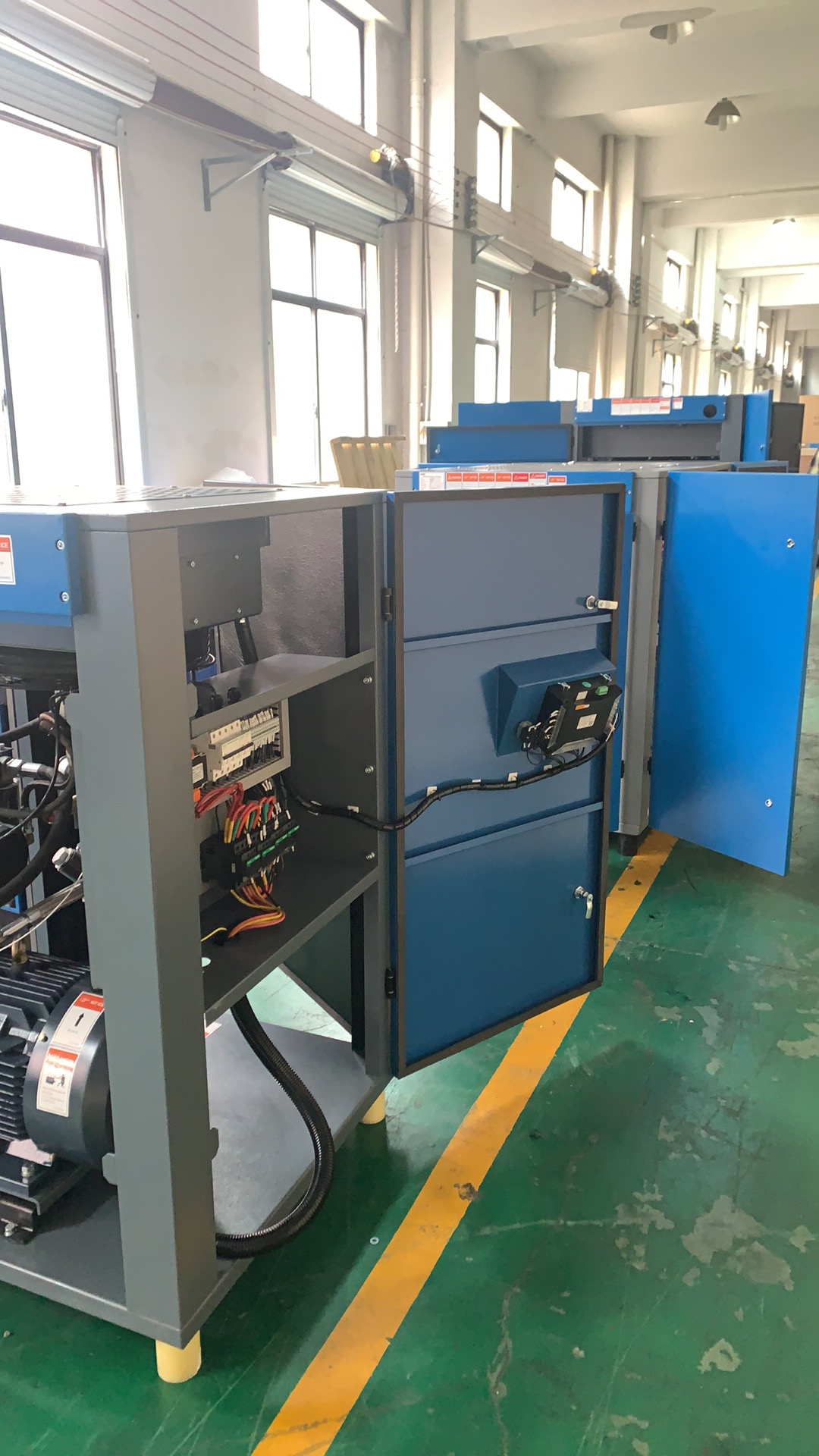 Air Cooling LGFD-45KW Rotary Screw Compressor Voltage 0.8-1.5MPa Max Pressure